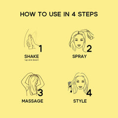 HALOVIDA botanical blend soothes scalp after application.