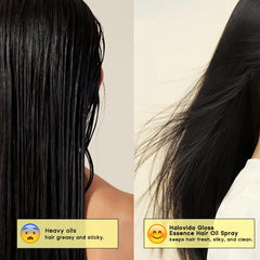 HALOVIDA Hair Oil features a fine mist for light, non-greasy coverage