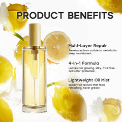 HALOVIDA Hair Oil strengthens strands while protecting against heat