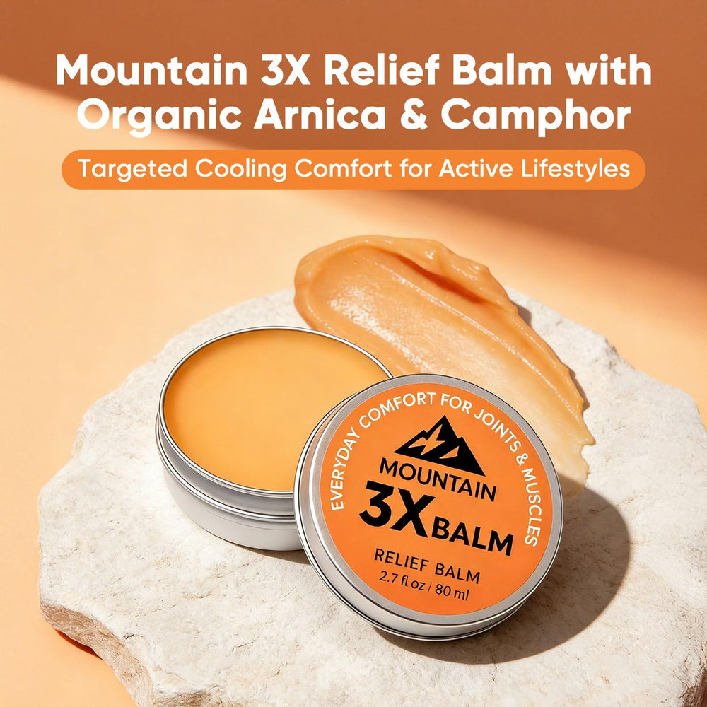 Halpilt Mountain 3X Relief Balm shows quick absorption for on the go comfort
