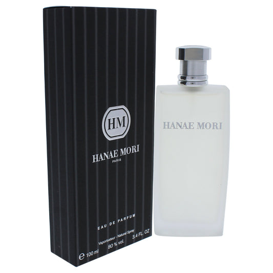 Hanae Mori EDP for men bottle shot showing sleek design for daily wear.