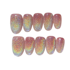 HANAKOKO handmade floral-pattern nails offer elegant detail for special occasions.