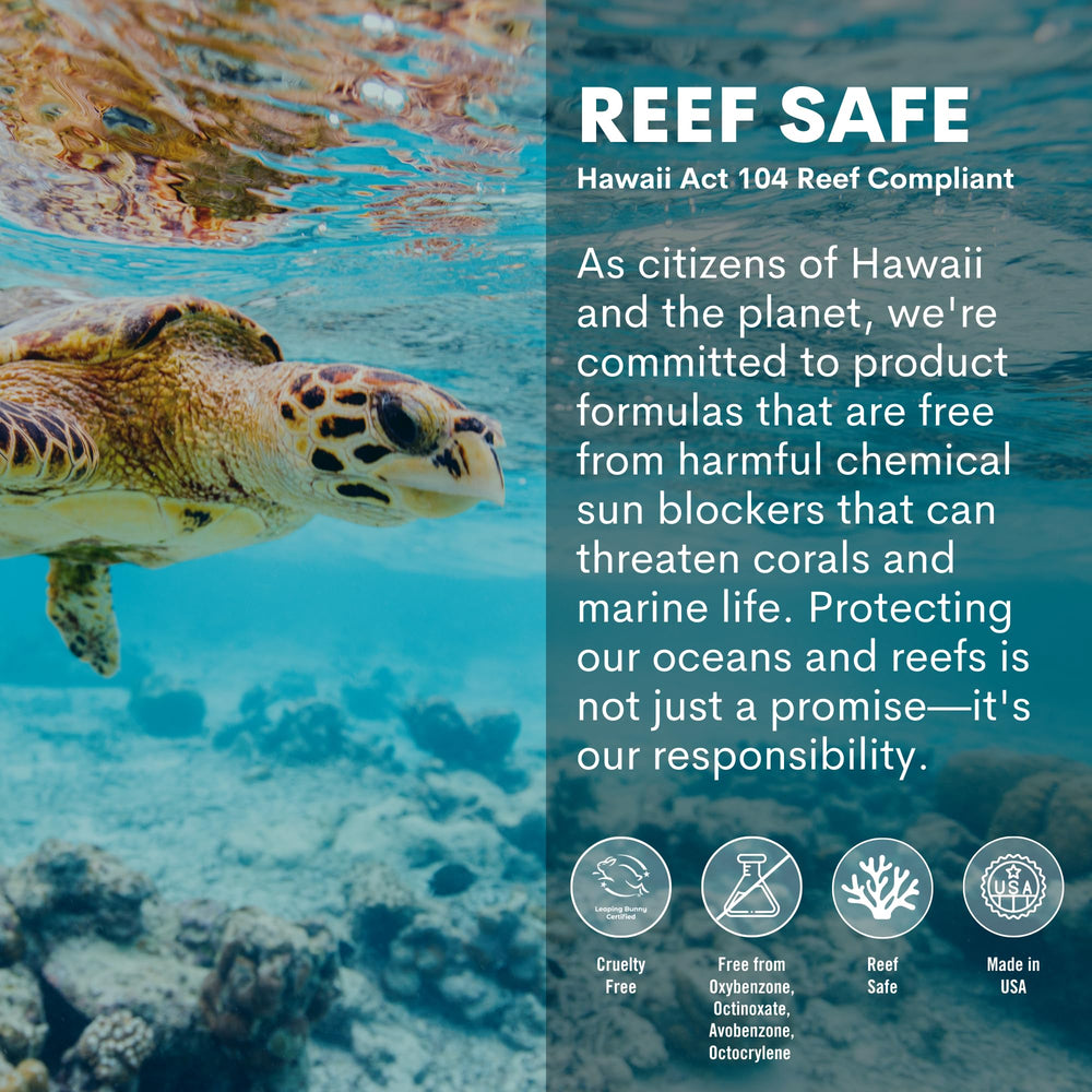 Hanalei Mineral Sunscreen Face Moisturizer SPF 50 beach-ready protection.