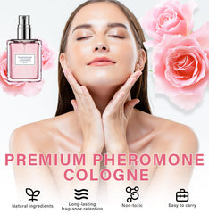 HANASCAR pheromones perfume applied on wrists suggesting daily confidence.
