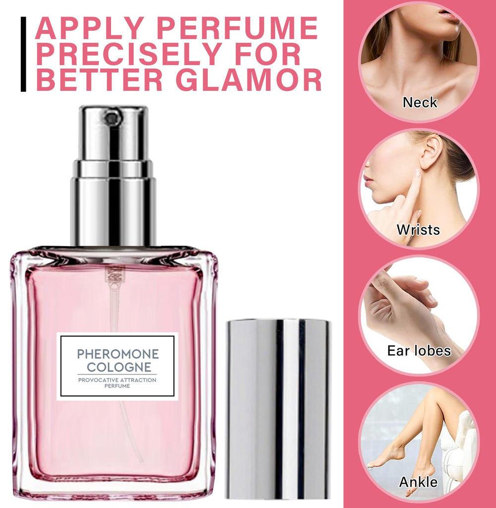 Gift-ready HANASCAR pheromones perfume presentation inviting gifting.