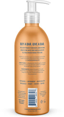 Hand In Hand Citrus Grove hand soap foam provides rich lather for quick hand washing.