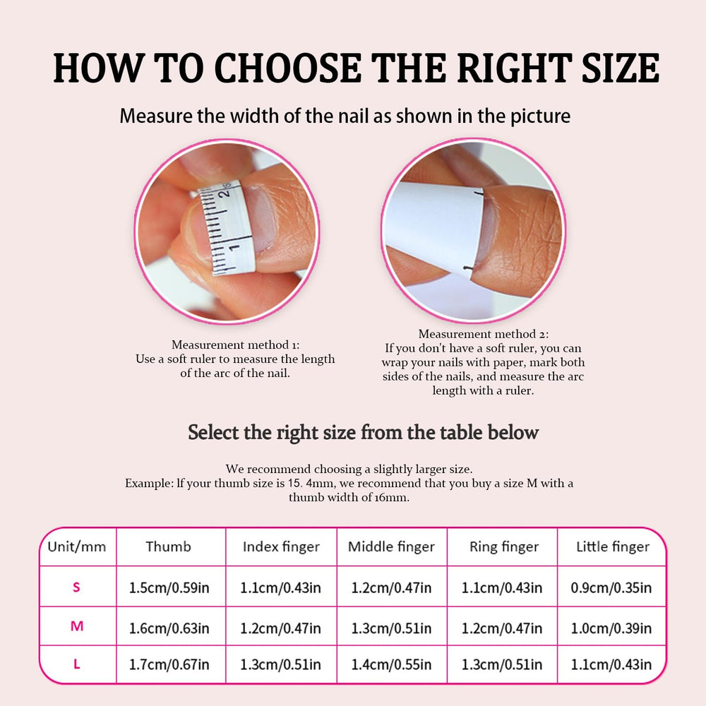 10 Pcs Handmade Press On Nails – easy at-home application for salon-like results.