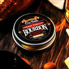 Scent profile focusing on cherry tobacco and bourbon notes from Handy Hound Occo Bobbo.
