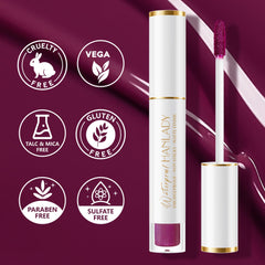 HANLADY Nude Berry Pink Lipstick offers 18+ shades for diverse undertones