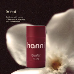 HANNI Shave Pillow suitable for body shaving, including bikini line.