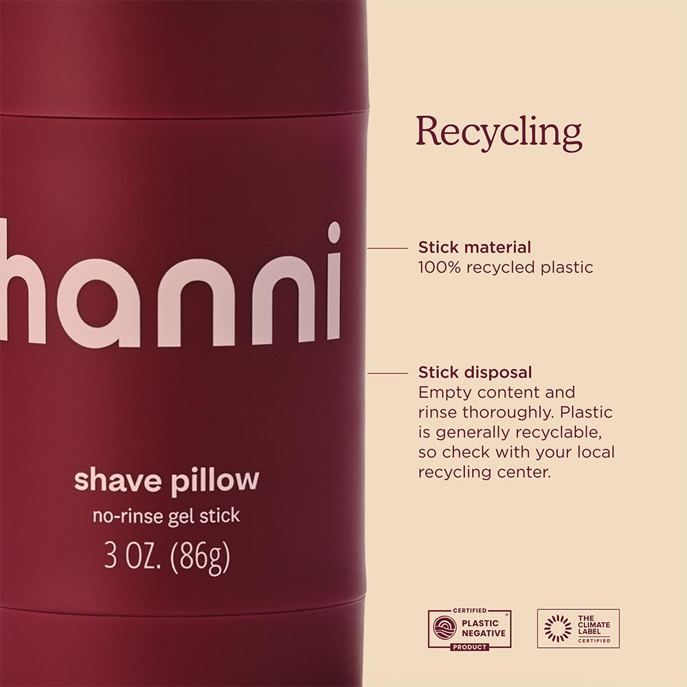 HANNI Shave Pillow dual-use for moisturizing after shave on men's face.