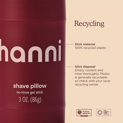 HANNI Shave Pillow dual-use for moisturizing after shave on men's face.