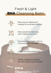 Hanskin BHA Pore Cleansing Balm first cleanse for double-cleansing routines