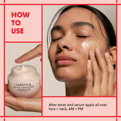 HANYUL brand packaging box image for premium Korean vegan skincare.