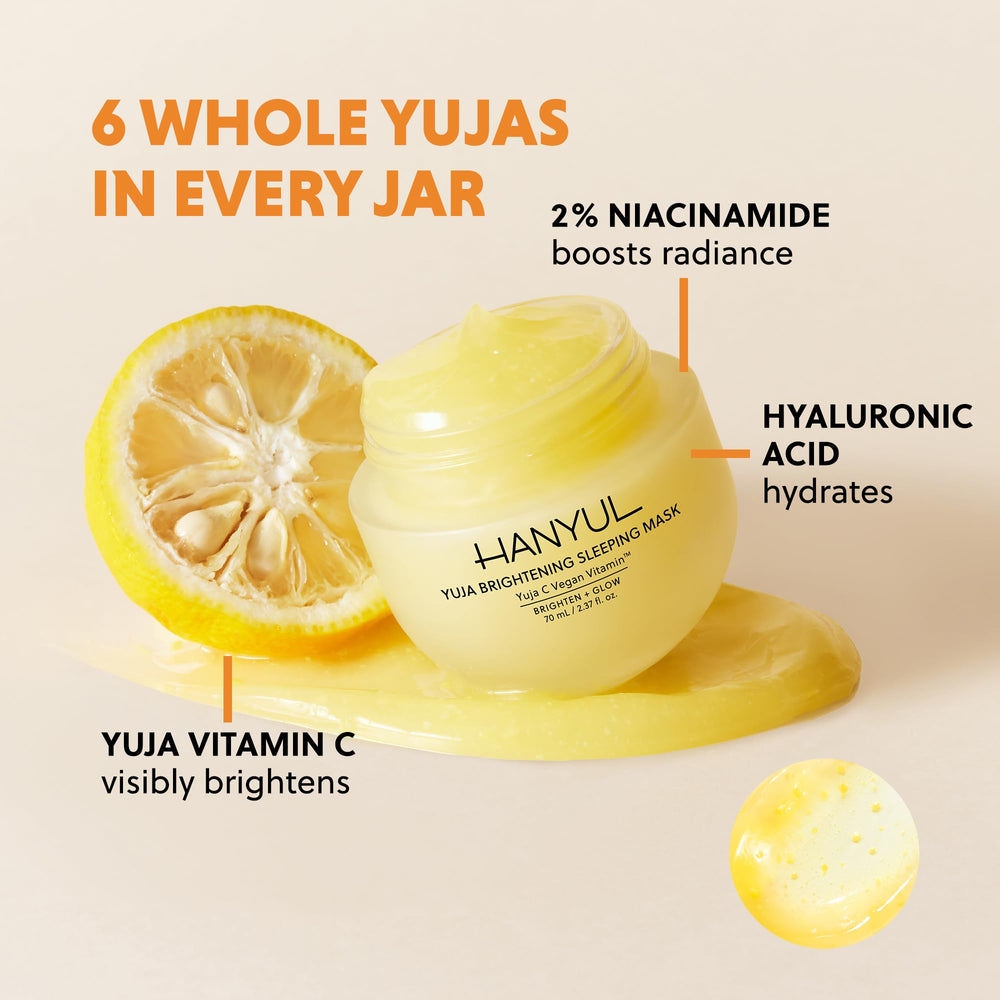 Hanyul Yuja Sleeping Mask with Goheung yuja and vitamins for radiance