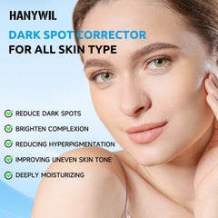 HANYWIL body-area application on hands and knees targets discoloration.