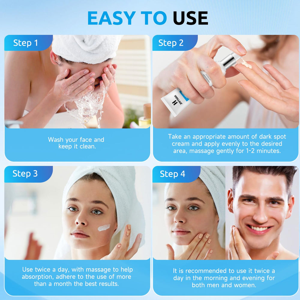HANYWIL hyaluronic acid boost provides gentle hydration during treatment.