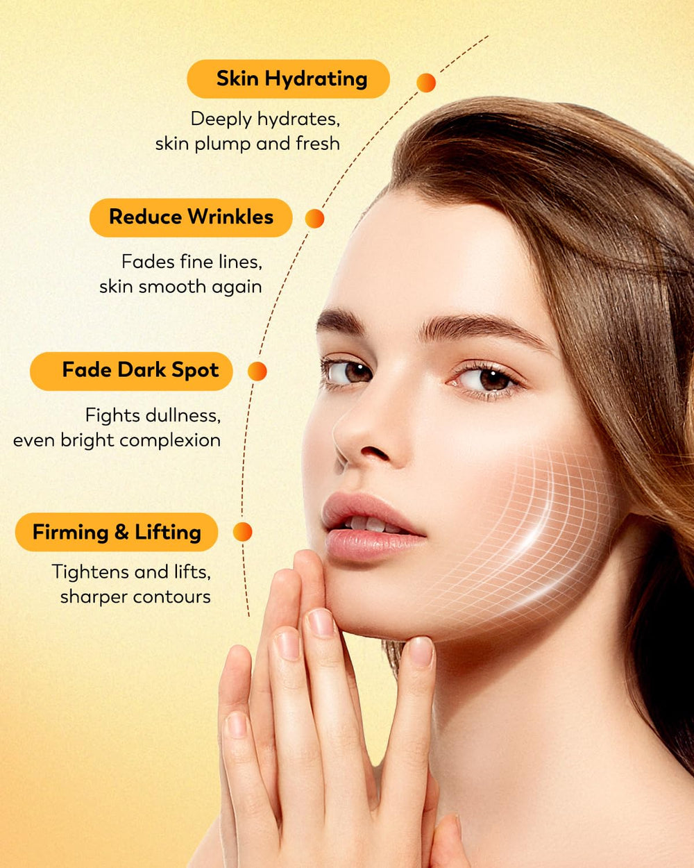 HANYWIL hyaluronic acid texture absorption for 24-hour hydration