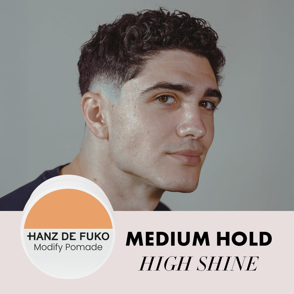 Hanz de Fuko Scheme Cream jar provides light shine without heaviness for pliable texture.