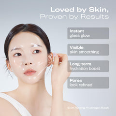HAPA KRISTIN Glutathione Hydrogel Mask offers a versatile 40-minute or overnight glow.