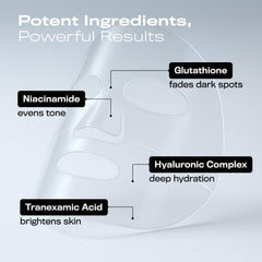 HAPA KRISTIN Glutathione Hydrogel Mask uses second-skin technology for seamless absorption.
