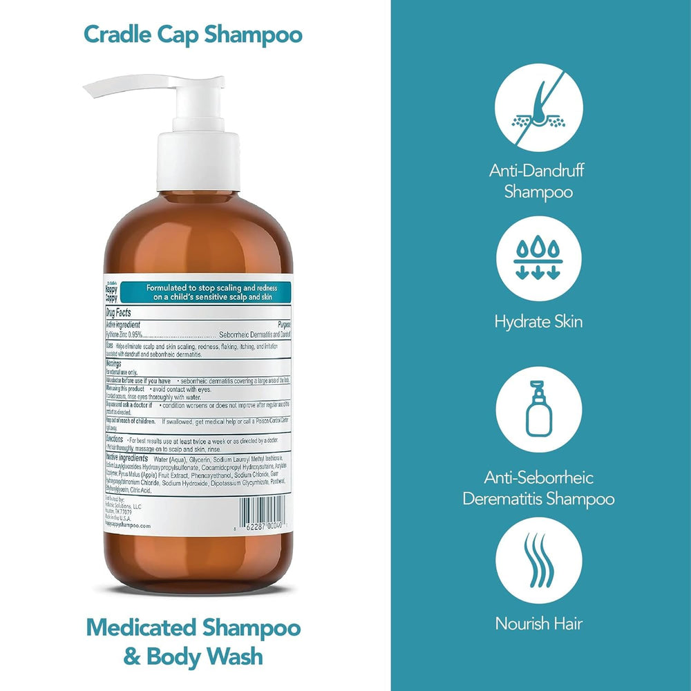Happy Cappy fragrance-free formula supports delicate skin care while bathing.