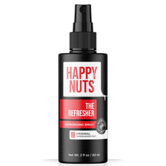 Happy Nuts The Refresher spray bottle ready for on-the-go freshness