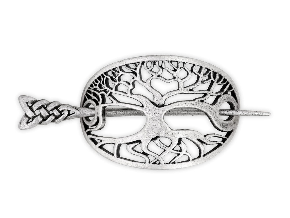 HAQUIL Celtic hairpin close-up with unity-inspired design and durable shine for daily styling.