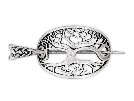 HAQUIL Celtic hairpin close-up with unity-inspired design and durable shine for daily styling.