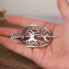 HAQUIL Celtic hairpin detailed design highlights timeless vintage style for braids and updos.