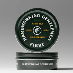 Hardworking Gentlemen Fibre ingredients close-up featuring clays and oils.