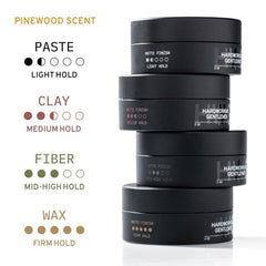 Hardworking Gentlemen Hair Paste in hand for portable on-the-go styling.