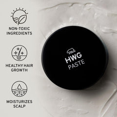 Hardworking Gentlemen Hair Paste texture swatch showing light, weightless hold.
