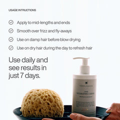 Harklinikken Hair Hydrating Creme on-dry-hair ends with lasting softness.