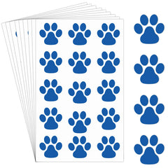 Harloon blue paw print tattoo sheets for vibrant party accessories.
