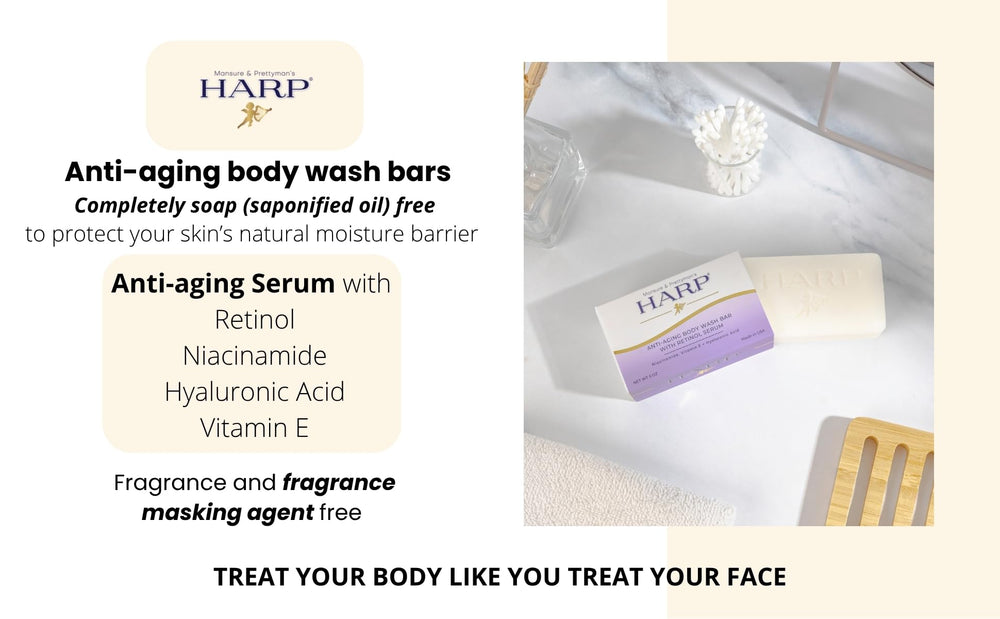HARP fragrance-free bar ideal for sensitive skin cleansing
