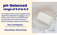 HARP fragrance-free body wash bar USA-made facility ensures quality and care.