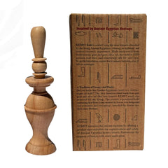 Kemet powder swirl showcases smooth texture for precise definition.