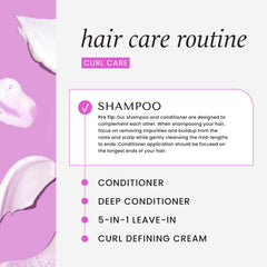HASK color-safe shampoo visual communicating vibrancy protection for curls.