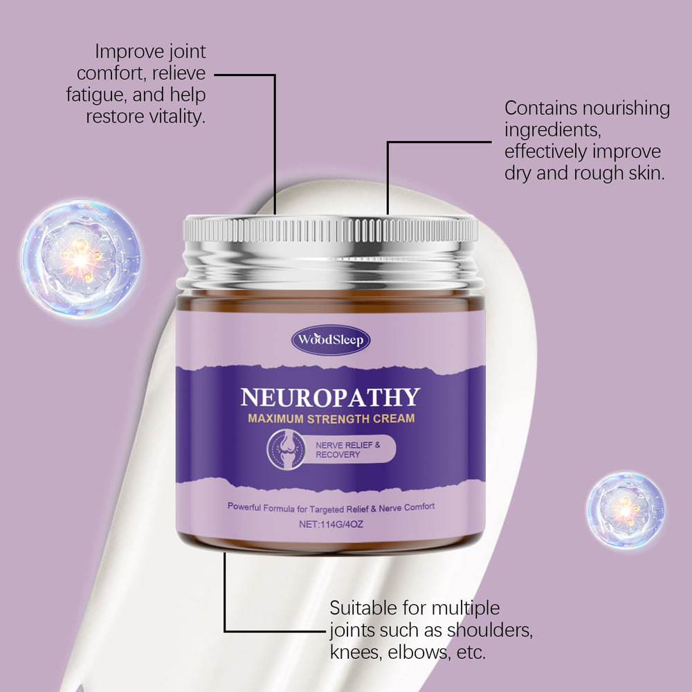 HATIKY Neuropathy Cream massaged into hands for a refreshed feel.