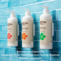 Hawaiian Tropic coconut fragrance enhances daily showers with tropical aroma.