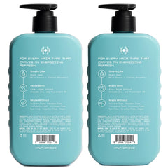 Two-pack Hawthorne All Day Shampoo arranged together on display.