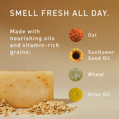 Hawthorne Exfoliating Bar Soap ingredients natural and sulfate-free for a gentle wash.