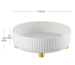 HBlife sturdy ABS plastic construction supports heavy makeup items.