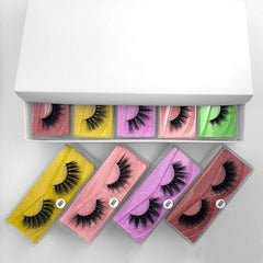 HBZGTLAD wholesale eyelash collection with ten styles for versatile day-to-night looks