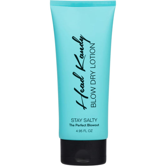 Head Kandy Stay Salty Blow Dry Lotion bottle ready for volumized, frizz-free styling.