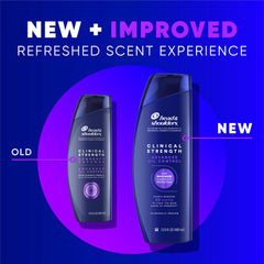 Head & Shoulders Clinical Strength citrus fragrance boosts refreshing wash experience.