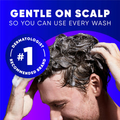 Head & Shoulders Clinical Strength shampoo lather captures rich foam for cleansing.