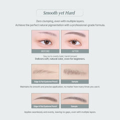 Heart Percent Dote On Mood Edge brow pencil texture soft and blendable