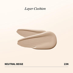 Heart Percent Dote on Mood Layer Cushion SPF 50+/PA+++ protection in sunny conditions.